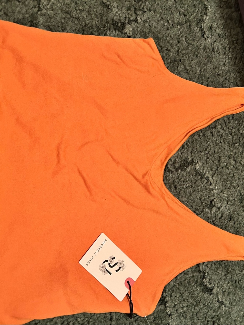 Bright Orange Women's Tank Top